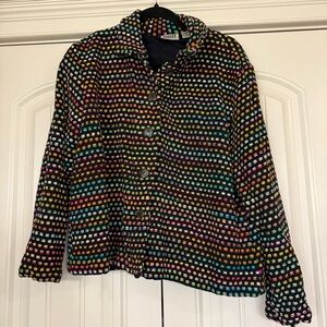 Vintage Chico’s Silk Button-Up Jacket